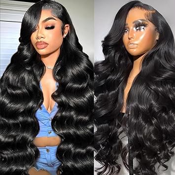6x4 Virgin Human Hair Wig – Transparent Lace, Pre-Plucked