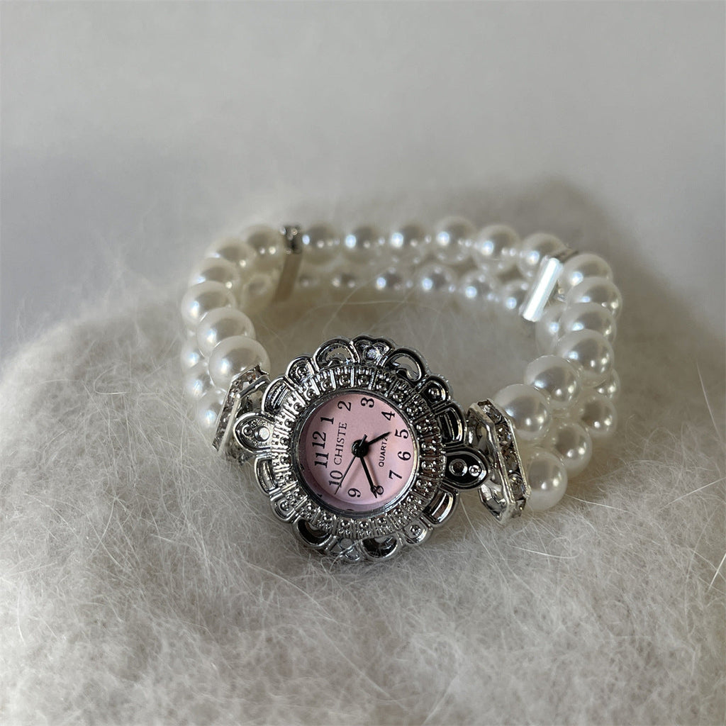 Fashion Women's Pearl Bracelet Watch